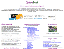 Tablet Screenshot of grapeseek.org